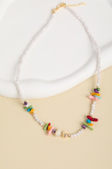 Heliophilia Silver Collar Multicolor de Metal ELKGC68400 Heliophilia Silver Collar Multicolor de Metal ELKGC68400